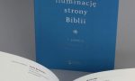Na iluminację strony Biblii. Projekt pierwszej strony okładki i strony tytułowej