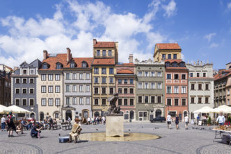 Kamienice Muzeum Warszawy przy Rynku Starego Miasta