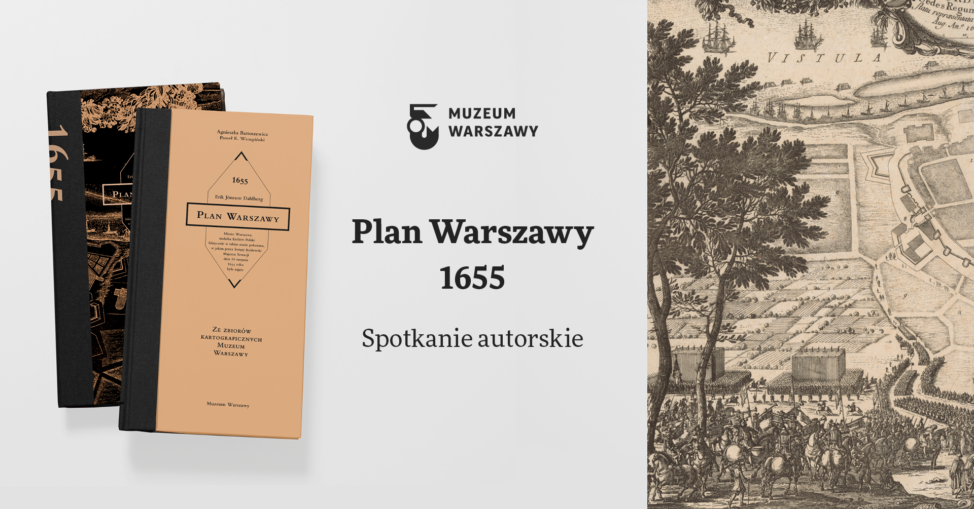 Spotkanie autorskie. Plany Warszawy 1655
