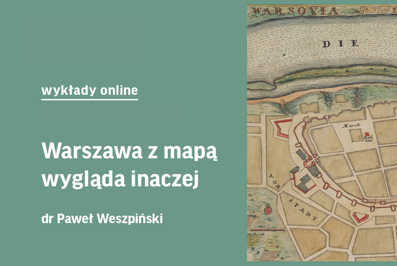 Warszawa z mapą wygląda inaczej