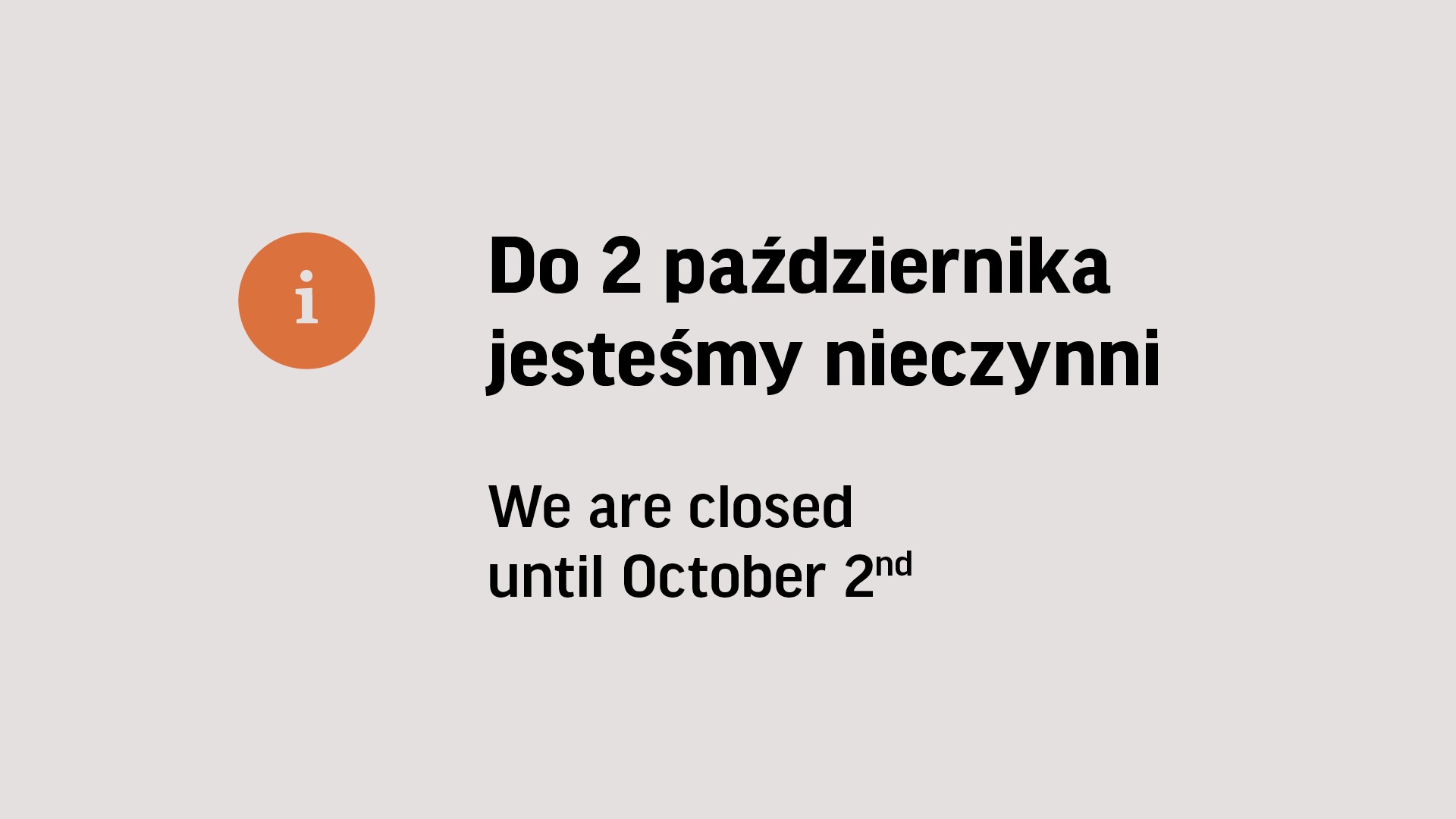 Izba Pamięci zamknięta dla odwiedzających do 2 października 2023