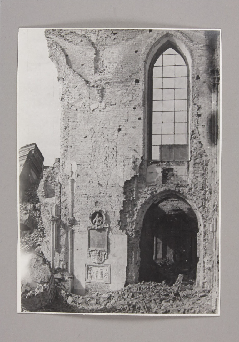 Stare Miasto. Katedra, Leonard Sempoliński, 1944, ze zbiorów Muzeum Warszawy